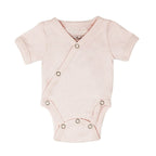 Blush | Organic Short-Sleeve Kimono Bodysuit