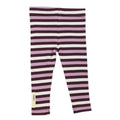 Eggplant Stripe | Organic Leggings