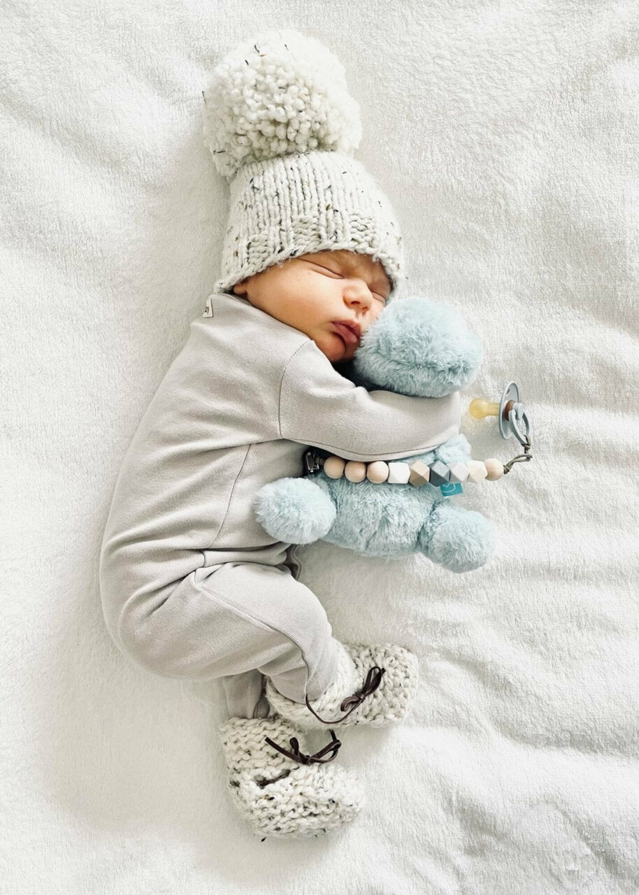 Light Gray | Organic Snap Footie