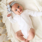 White | Organic Kimono Bodysuit