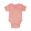 Coral | Organic Short-Sleeve Kimono Bodysuit