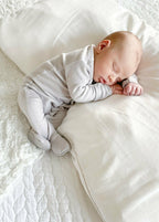 Light Gray | Organic Snap Footie