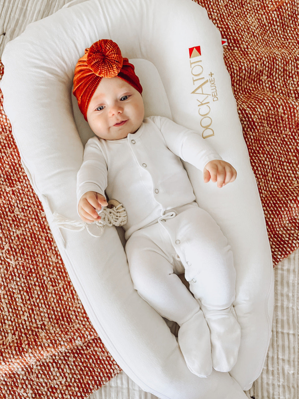 White | Organic Snap Footie
