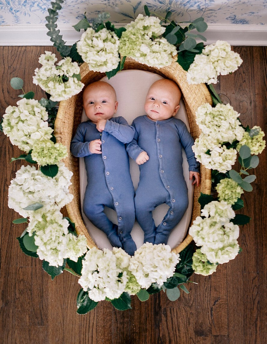 Slate | Organic Snap Footie