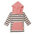 Coral Stripe | Organic Hoodie