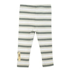 Seafoam Stripe | Organic Leggings