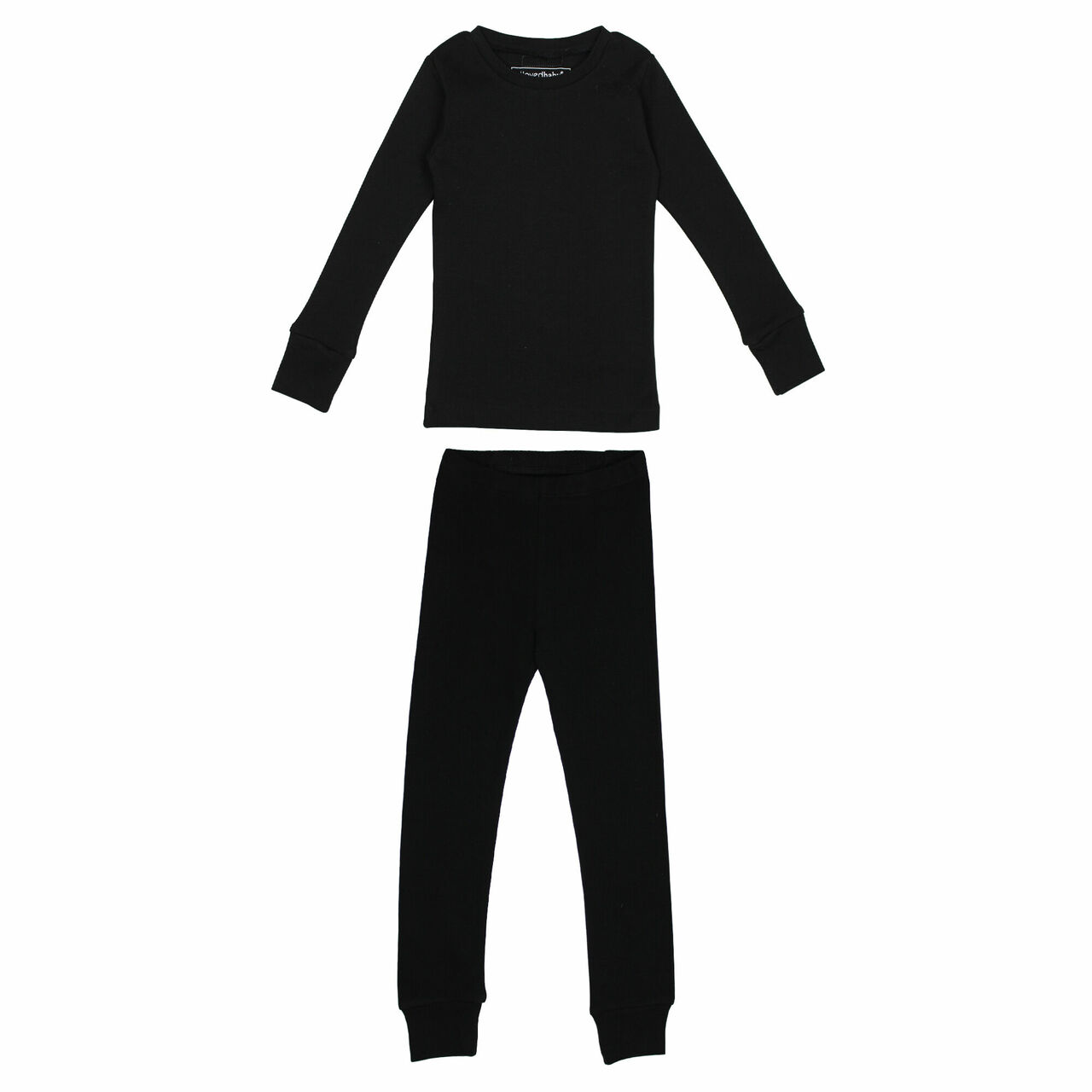Black | Kid's Organic PJ Set
