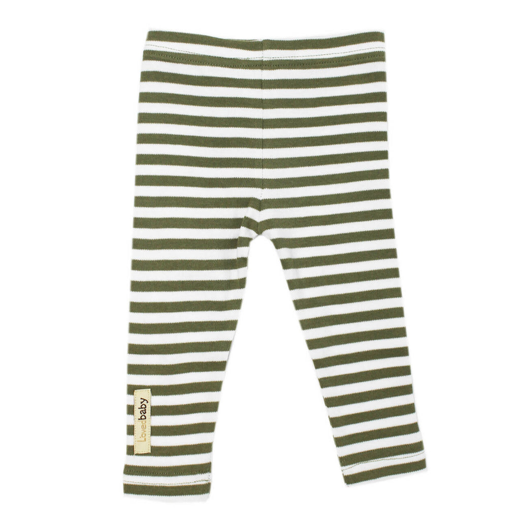 Sage/White | Organic Leggings