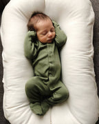 Sage | Organic Snap Footie