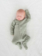 Seafoam | Organic Snap Footie