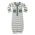 Seafoam Stripe | Organic Gown
