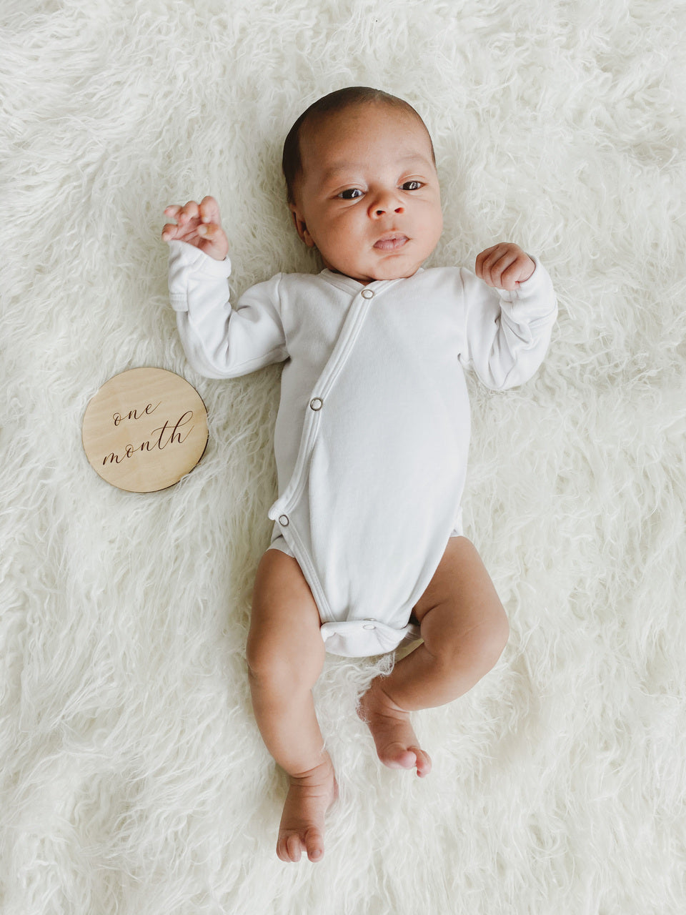 White | Organic Kimono Bodysuit