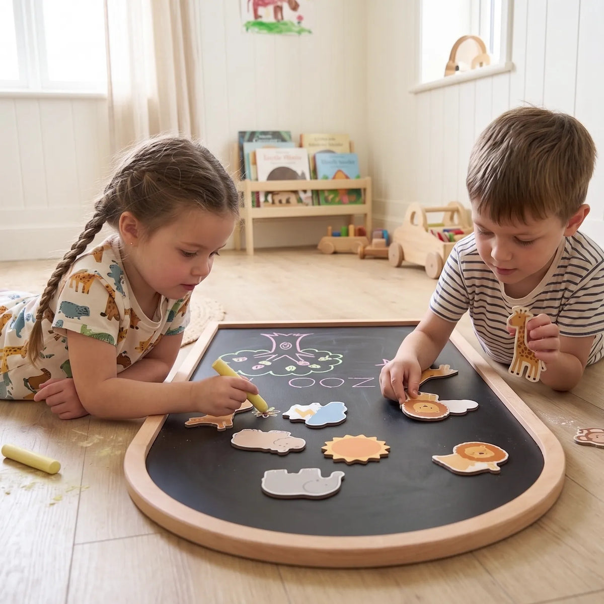 Pizarra magnética de doble cara con arco Tiny Land®