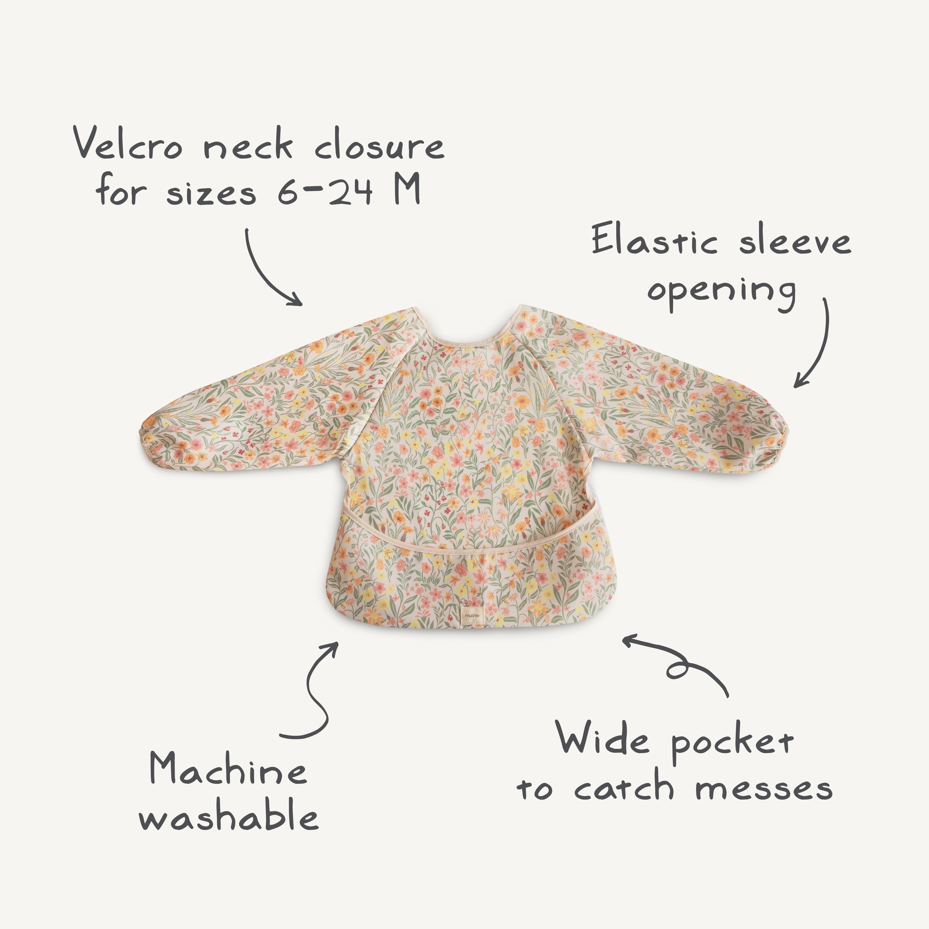 Long Sleeve Bib - Mushie