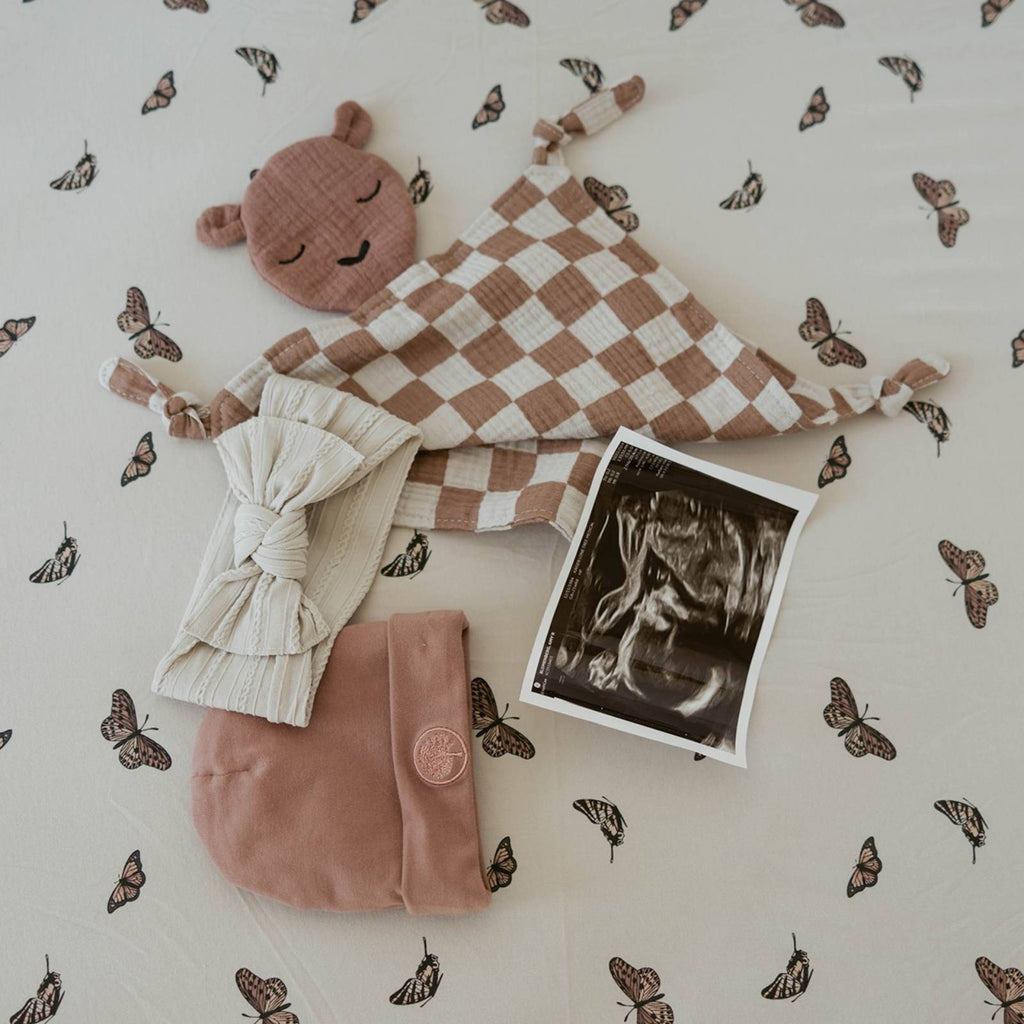 Doudou de muselina 100% - Cuadros Rosewood