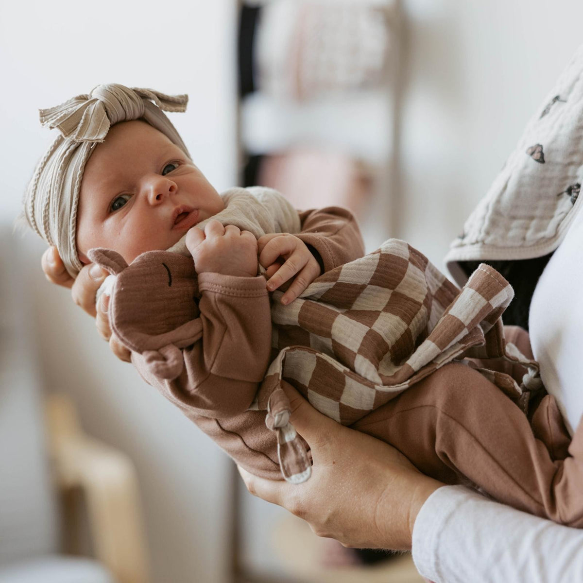 Doudou de muselina 100% - Cuadros Rosewood