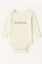 Bestie Organic Cotton Baby Bodysuit Long Sleeve