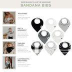 Bandana Bib Set (8 Pack)
