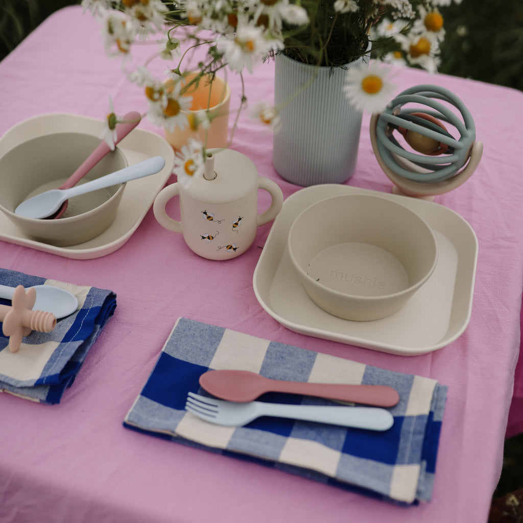Dinnerware Fork and Spoon Set - Mushie