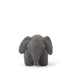 Elephant ECO Corduroy Plush - Grey, 9"