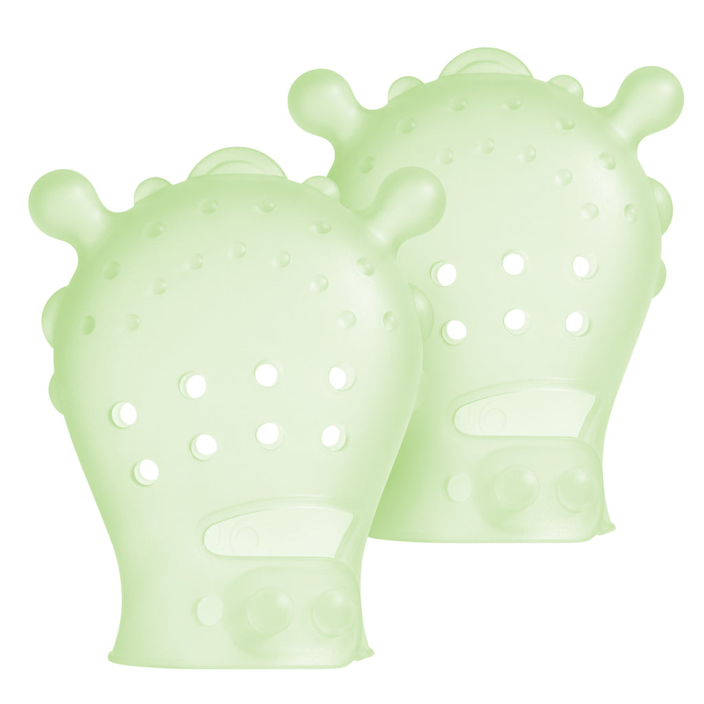 Olababy Mouthing Mitten for Teething Relief (2-Pack)