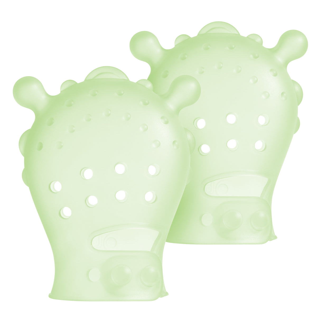 Olababy Mouthing Mitten for Teething Relief (2-Pack)