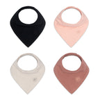 Muslin Bandana Bibs Set (4-Pack)