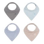 Set de baberos tipo bandana de muselina (paquete de 4)