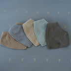 Set de baberos tipo bandana de muselina (paquete de 4)