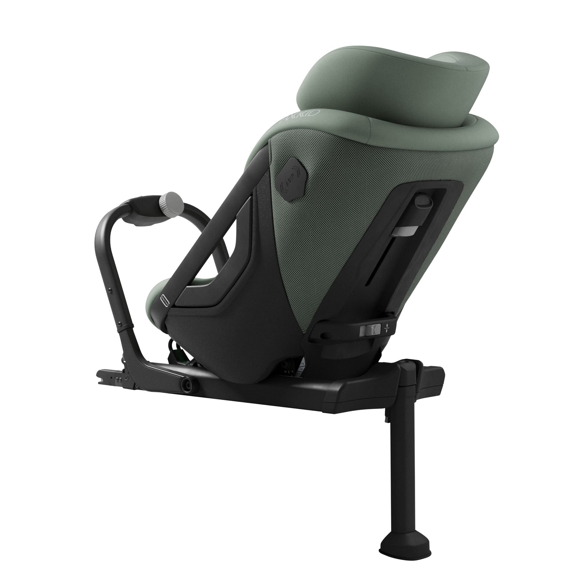 Axkid ONE 3 in Nordic Bloom Green, rear three-quarter view
