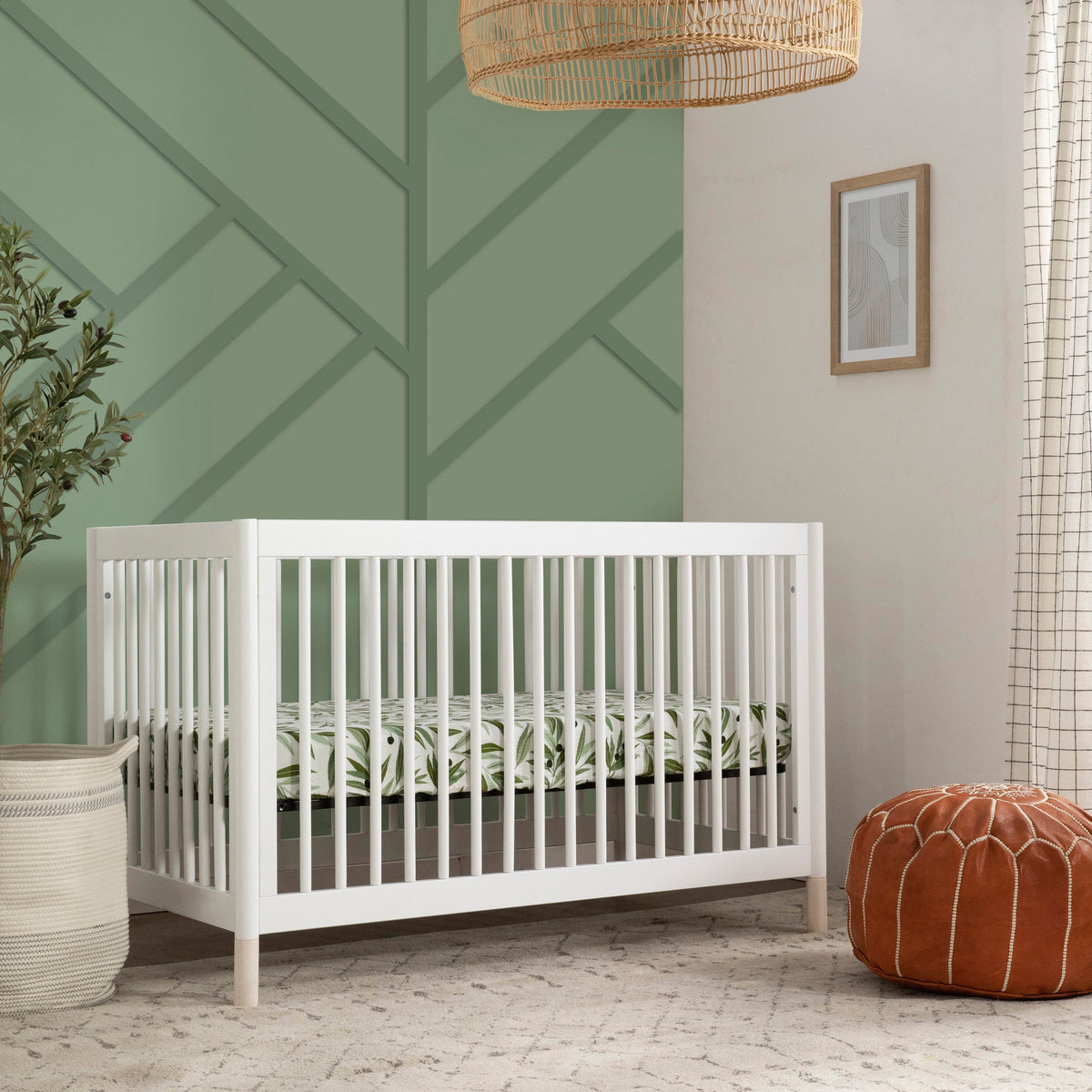 Gelato 4-in-1 Convertible Crib with Toddler Bed Conversion Kit
