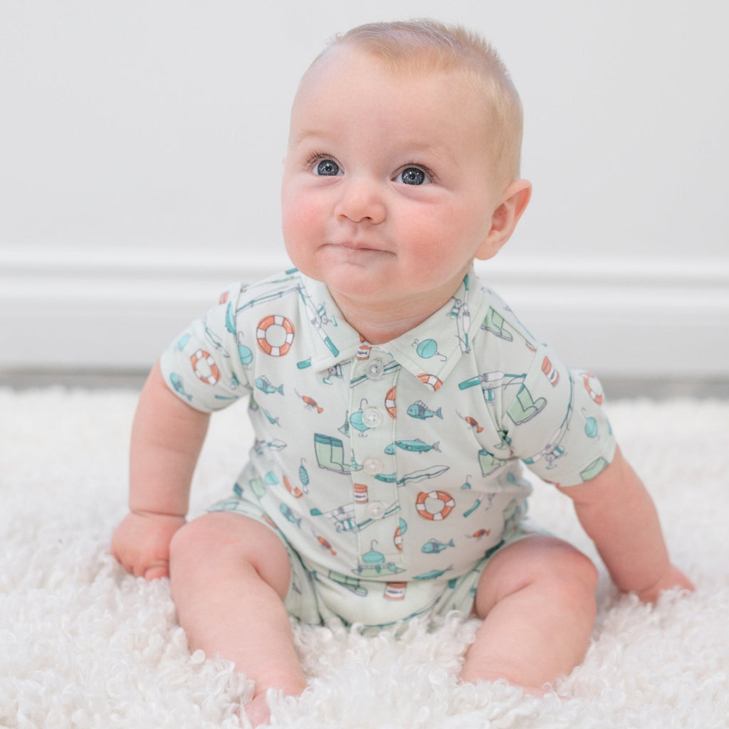 Bamboo Polo Romper