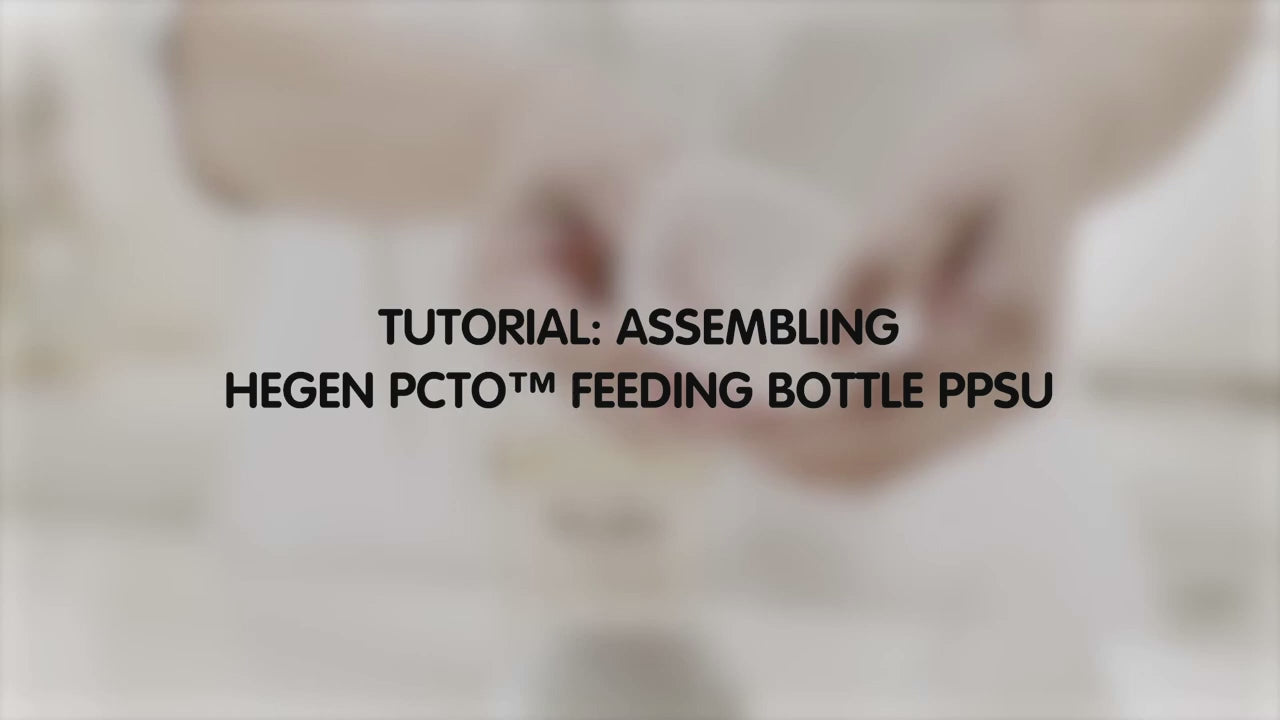 Hegen 11oz /330ml Baby Bottle with Fast Flow Teat - video