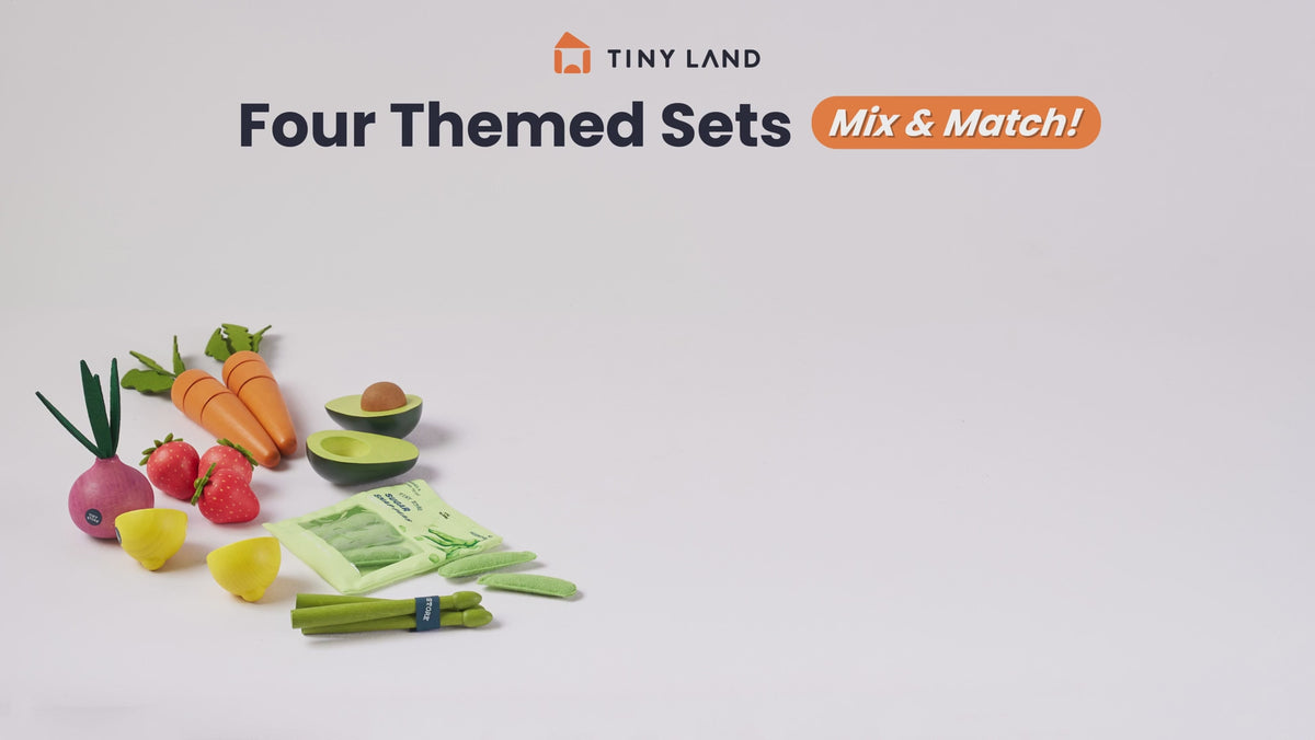 Tiny Land® Organic Play Food Collection - video
