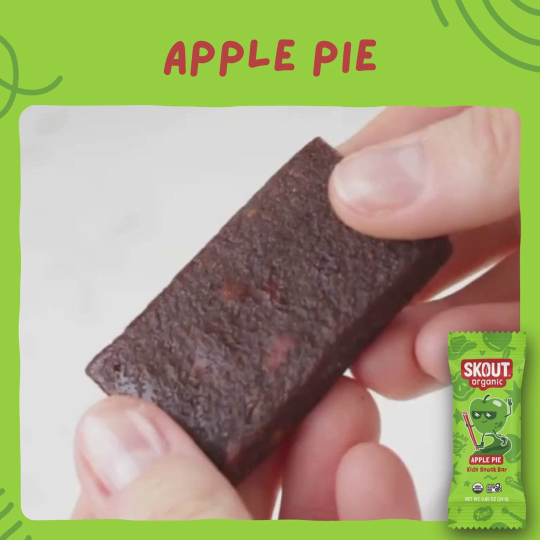 Skout Organic Apple Pie Kids Bar - video