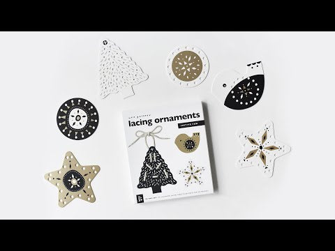 Festive Fun Lacing Ornaments - Festive Fun Lacing Ornaments Christmas Leo Paper