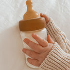 Wide Neck Baby Glass Bottles Two-Pack - 150ml/5oz