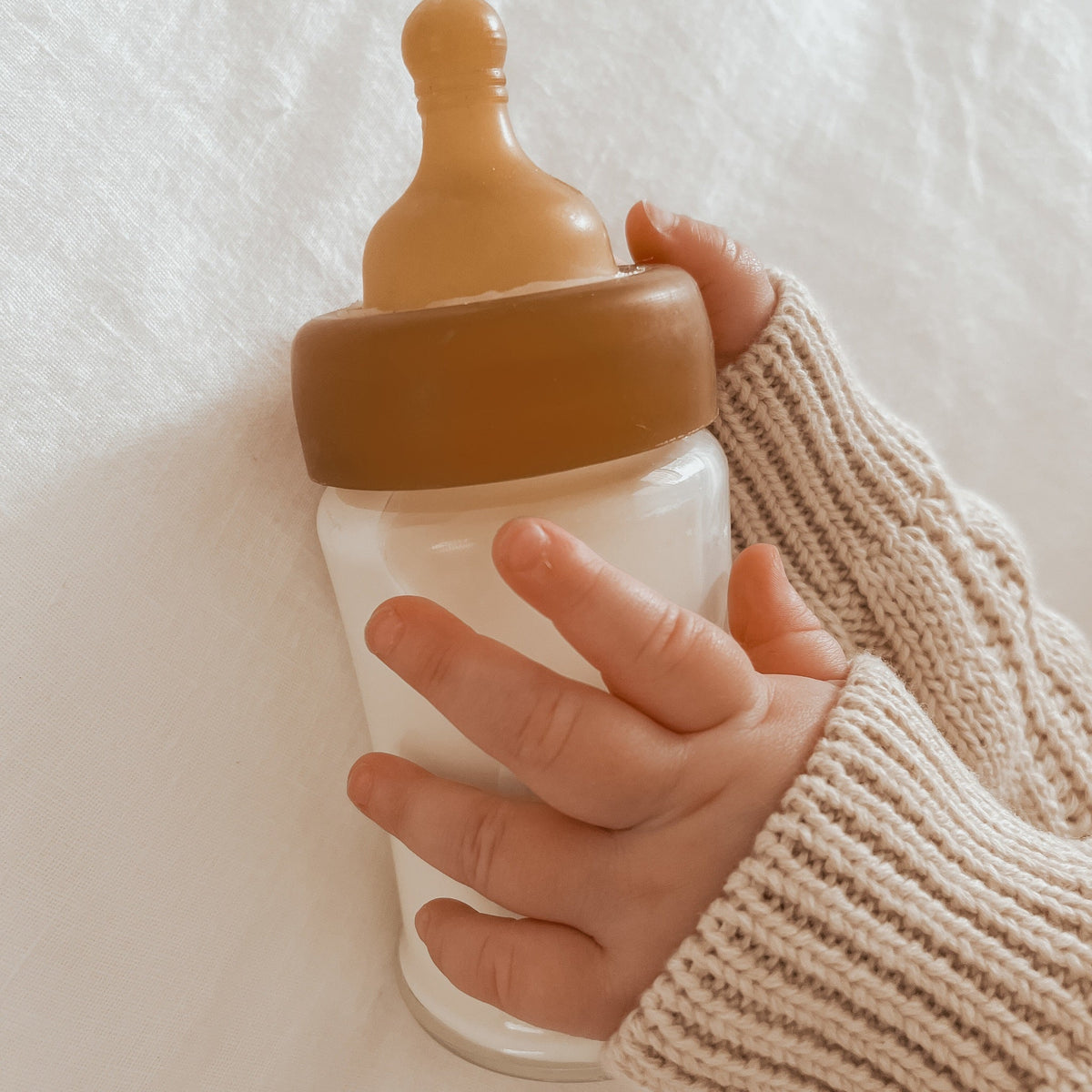 Wide Neck Baby Glass Bottles Two-Pack - 150ml/5oz