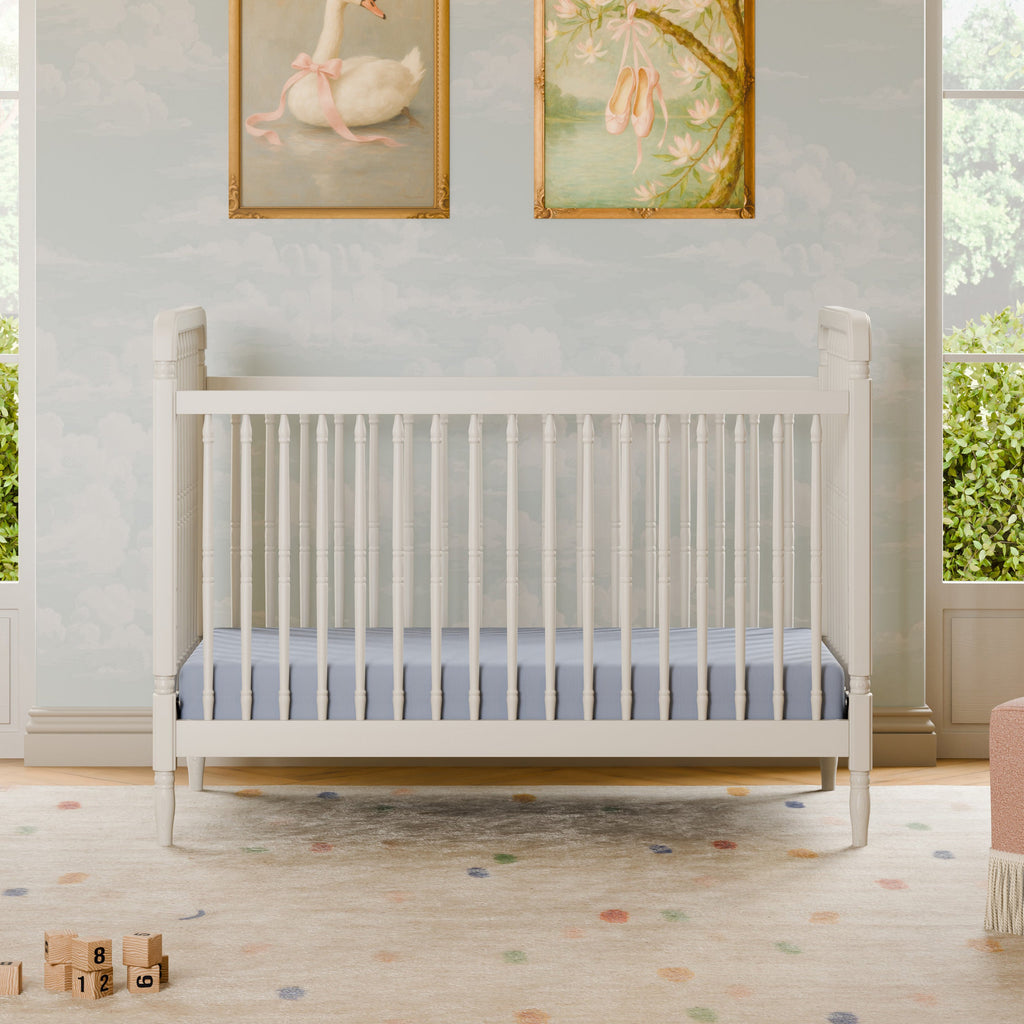 Liberty 3-in-1 Convertible Spindle Crib with Toddler Bed Conversion Kit