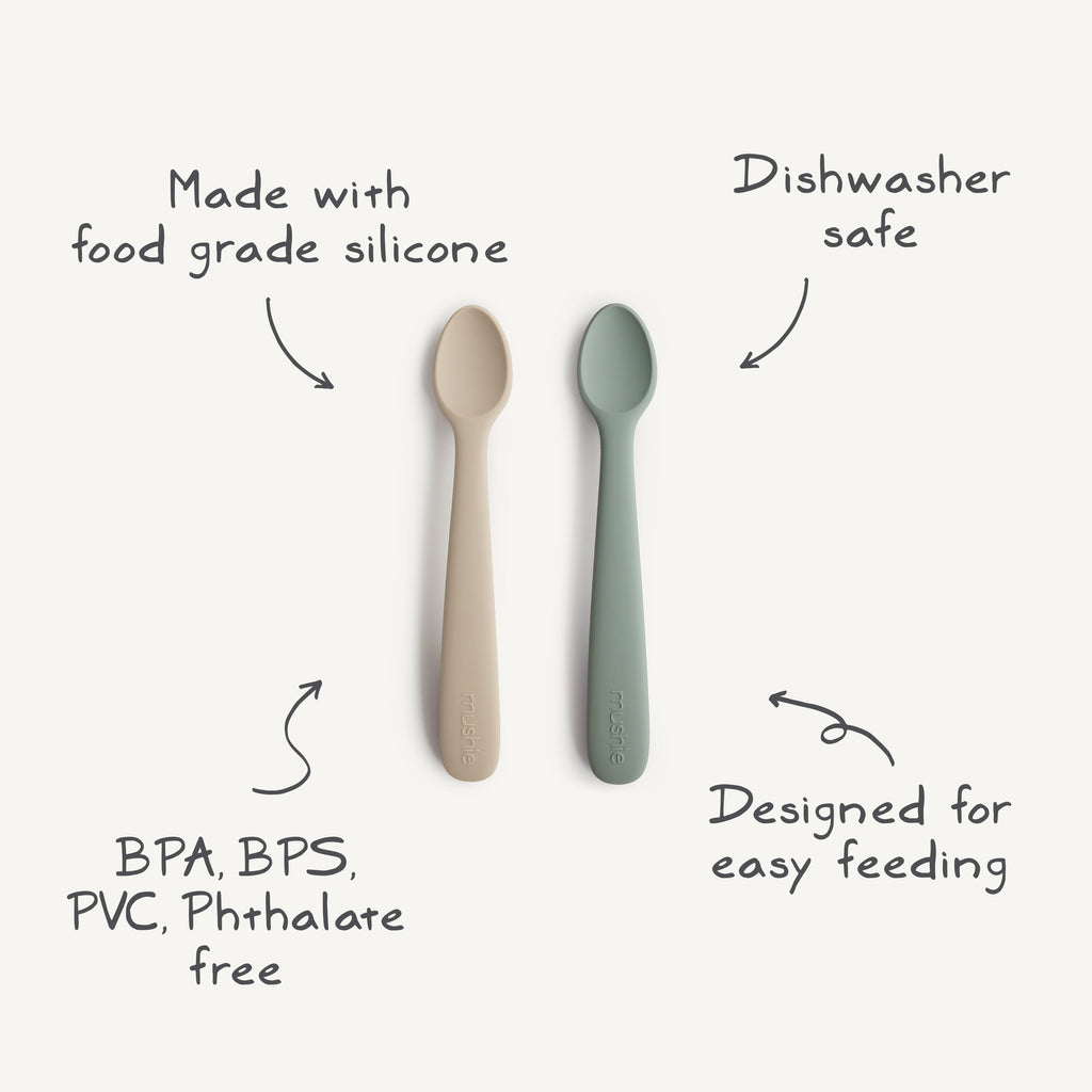 Silicone Feeding Spoons - Mushie