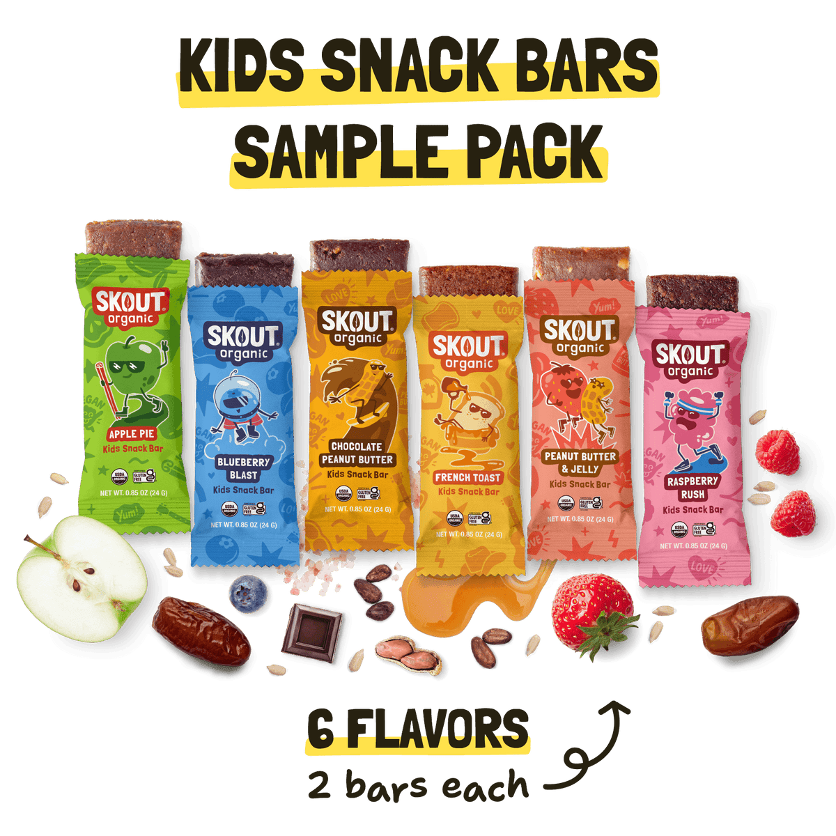 Skout Organic Kids Bar Paquete de Muestras