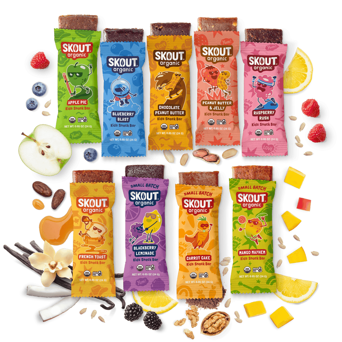 Paquete de muestra de descubrimiento de Skout Organic