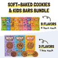 Paquete de galletas suaves horneadas y barritas para niños Skout Organic