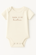 Dada is My Bestie Organic Baby Bodysuit