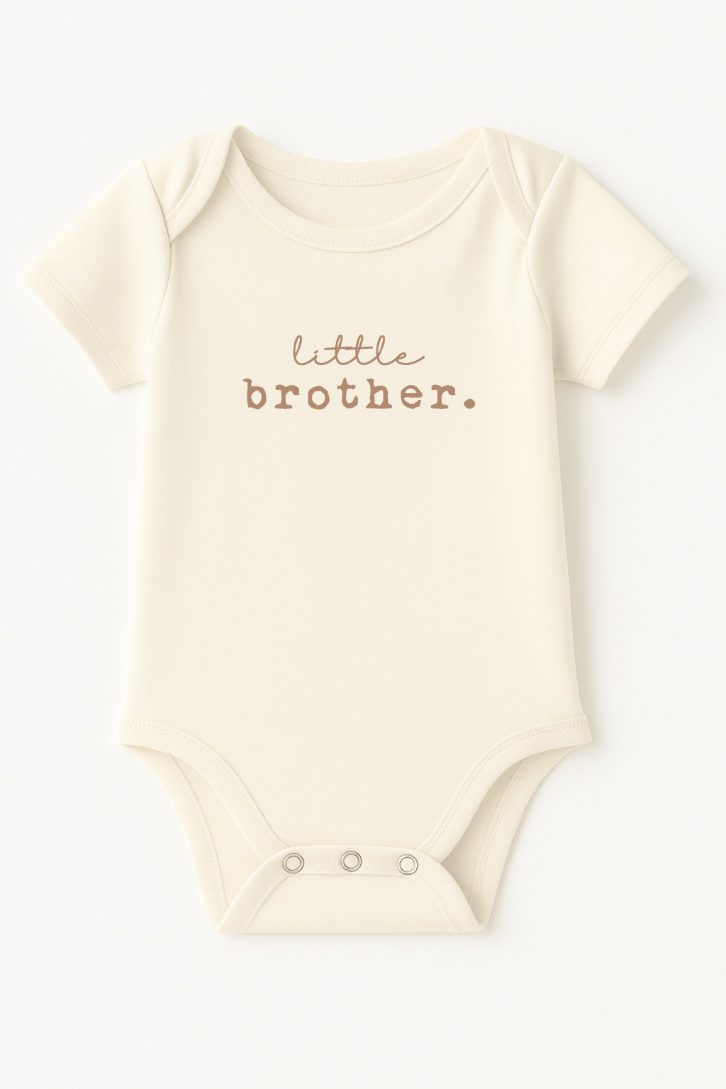 Little Brother Organic Cotton Short Sleeve Baby Bodysuit