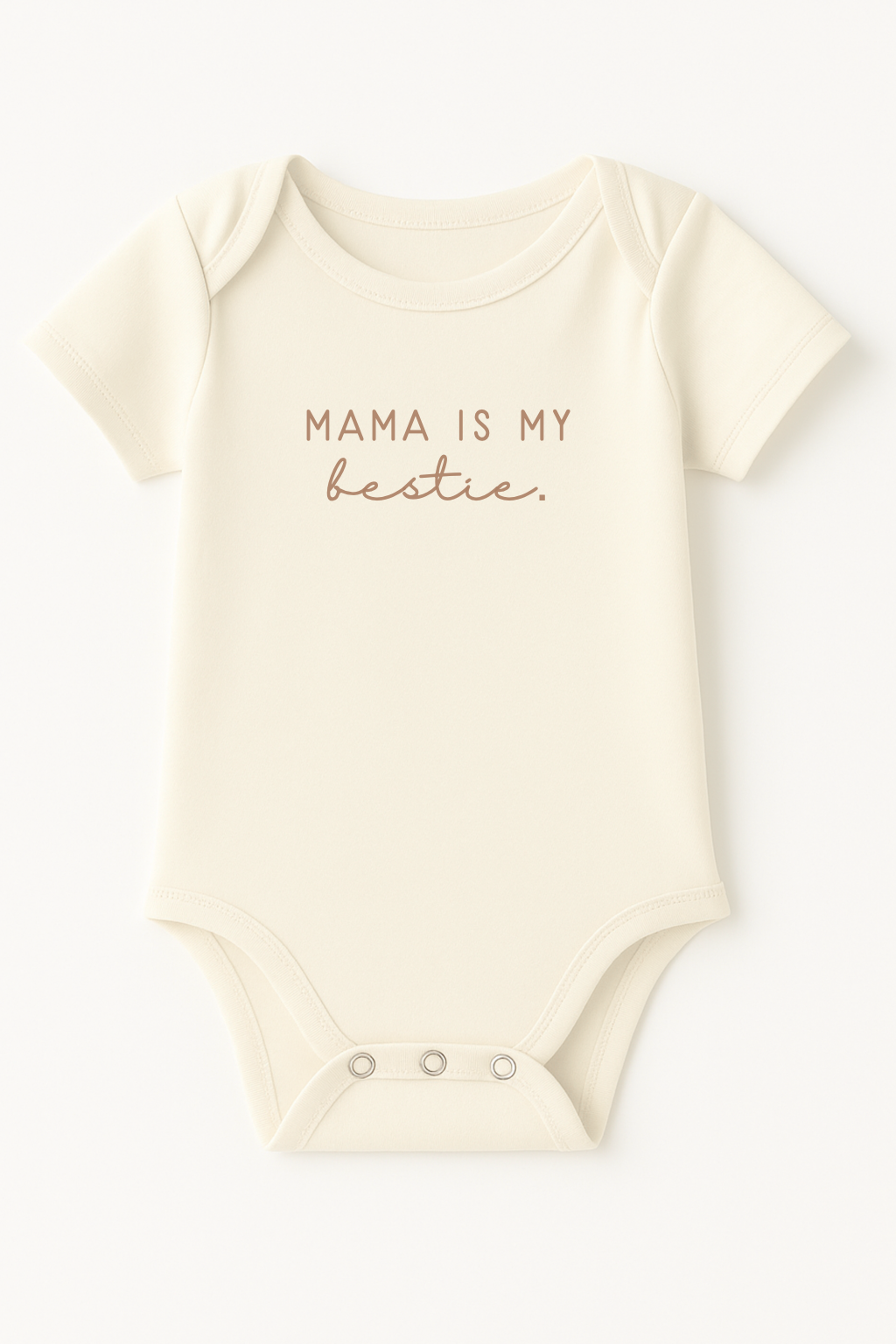 Mama is my Bestie Organic Baby Bodysuit