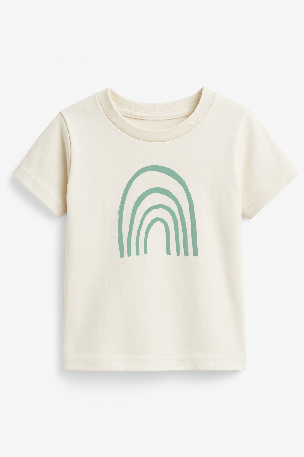 Rainbow Organic Cotton Short Sleeve Toddler T-Shirt