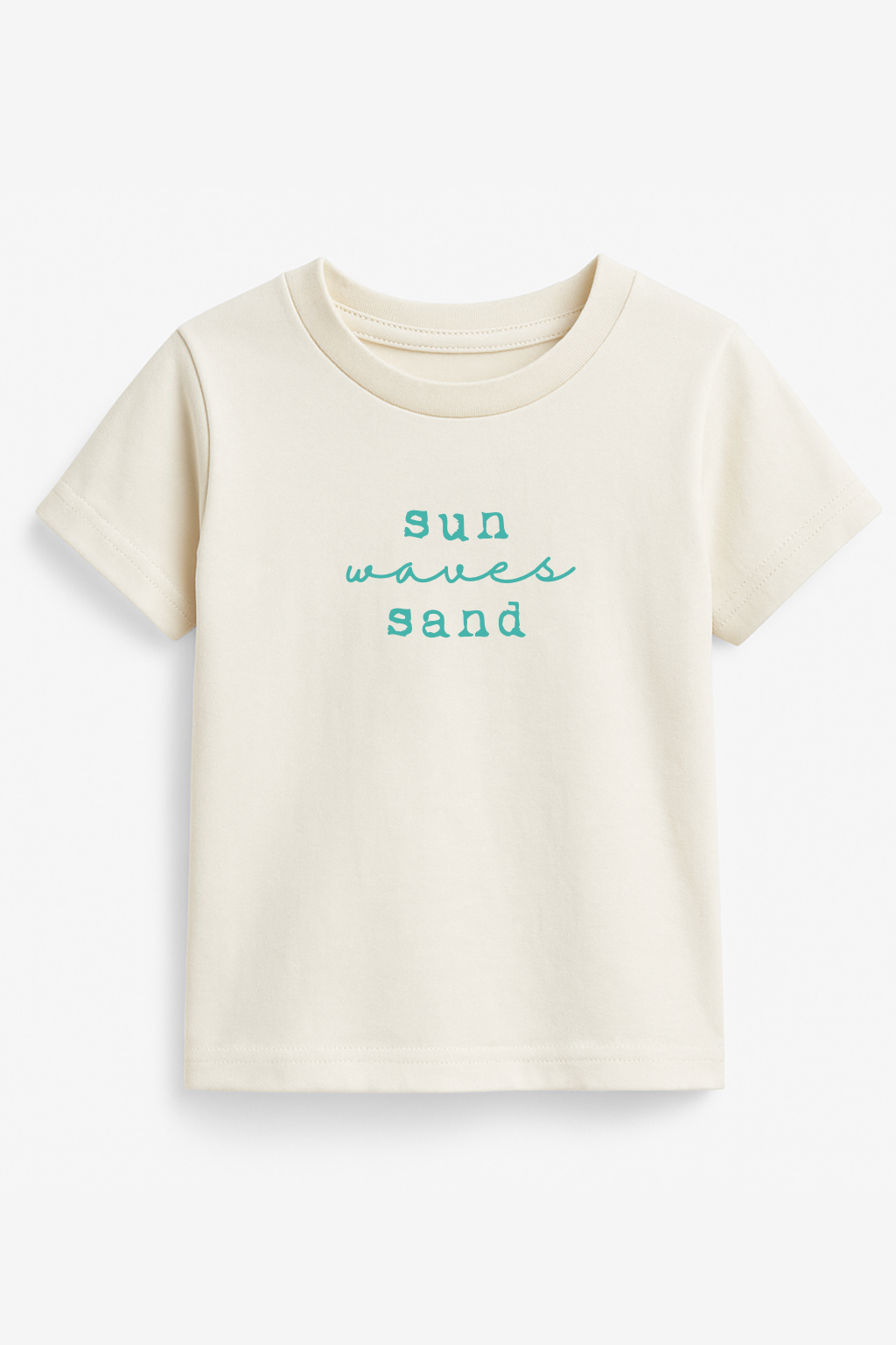 Sun Waves Sand Organic Cotton Short Sleeve Toddler T-Shirt