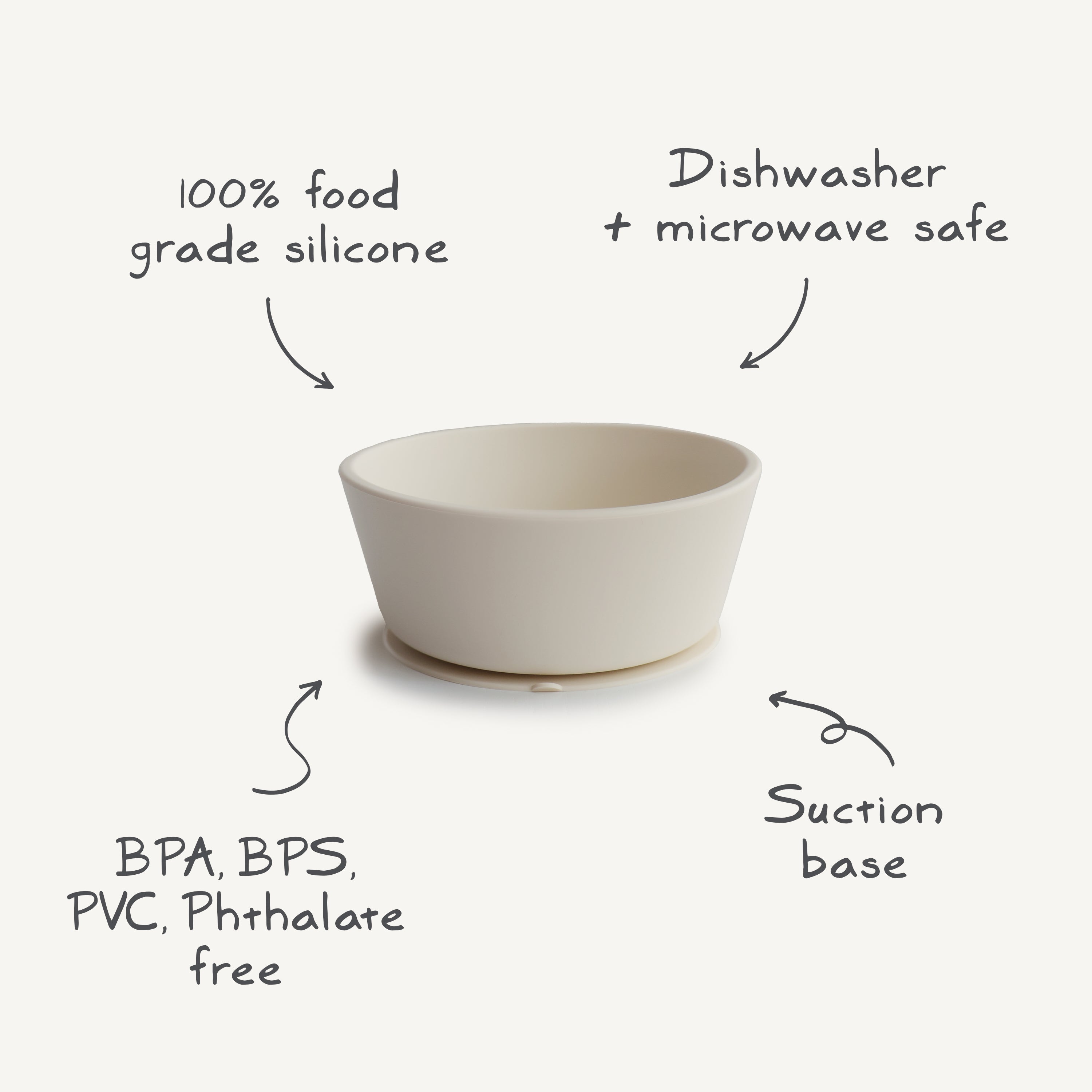 Silicone Suction Bowl - Mushie