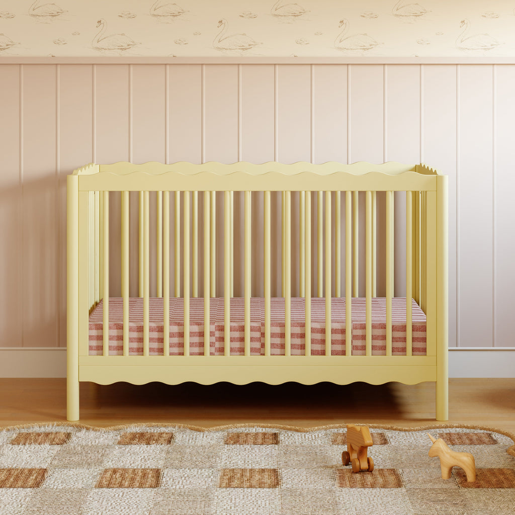 Cuna convertible 4 en 1 Swell con kit de conversión para cama de niño pequeño
